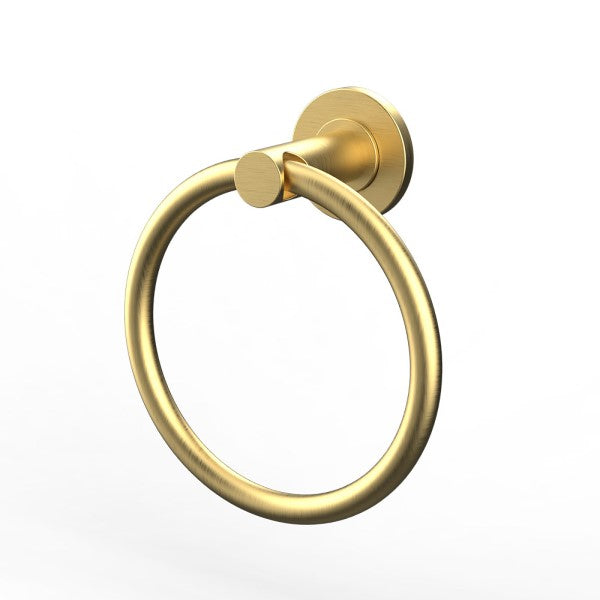 Master Rail Towel Ring - Brushed Gold