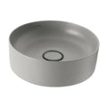 Venezia Round Countertop Vessel With Chrome Pop-down Waste – Ash