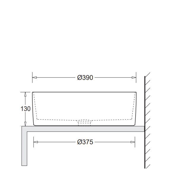 Venezia Round Countertop Vessel With Chrome Pop-down Waste – Sand
