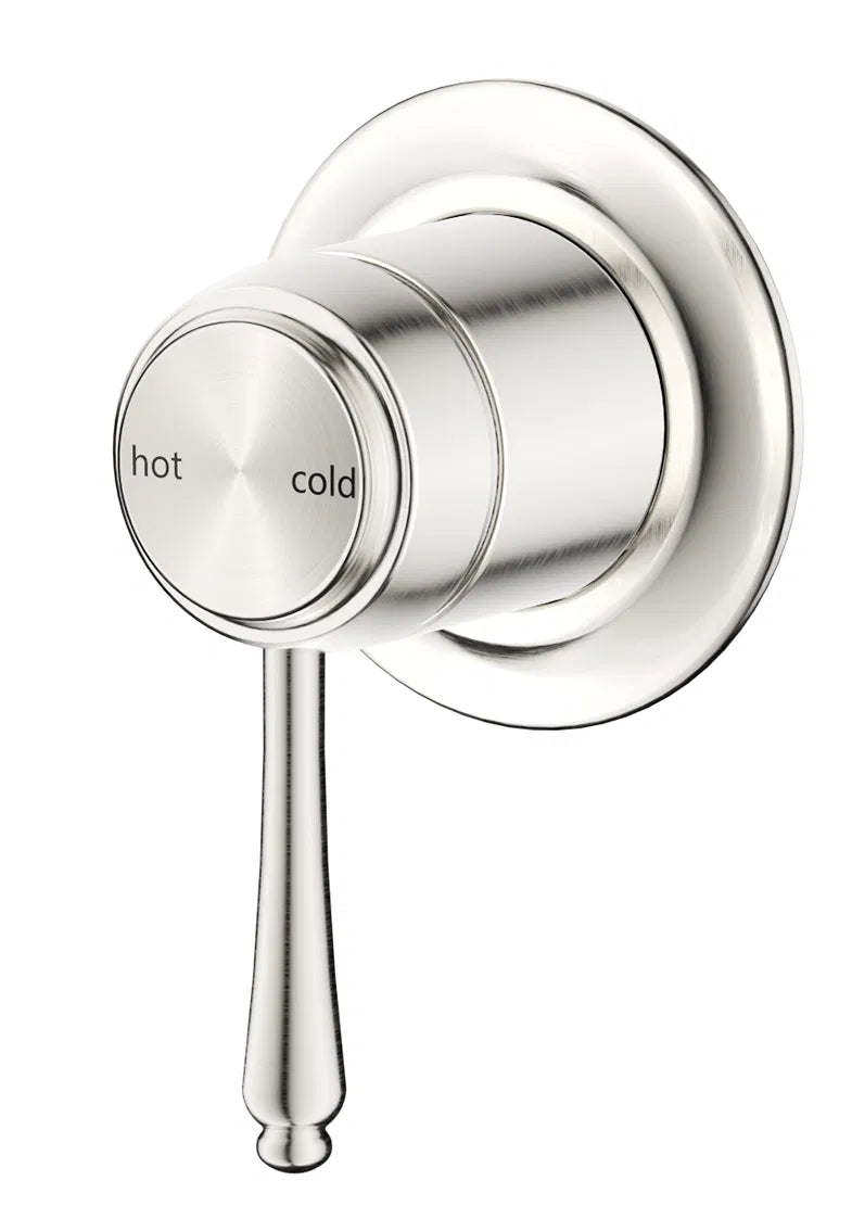 Bella Vista Mica Heritage Shower Mixer TRIM KIT ONLY - Brushed Nickel