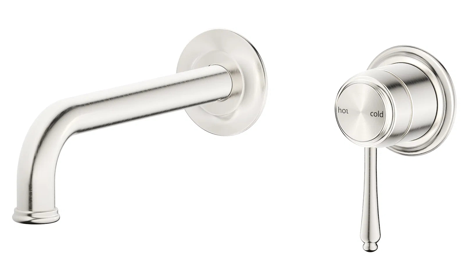 Bella Vista Mica Heritage Combo Mixer TRIM KIT ONLY -  Brushed Nickel