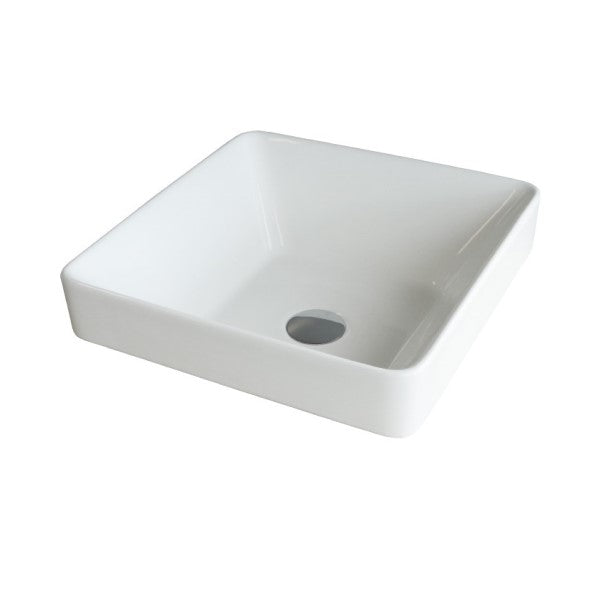 Eneo 400 Square Inset Basin, White Gloss **RUNOUT STOCK