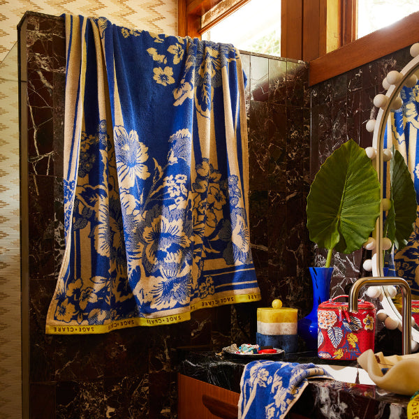 Eliza Bath Sheet - Ultramarine image
