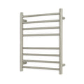 Radiant Heated Round Towel Ladder 530x700mm, Cool Brushed Nickel image