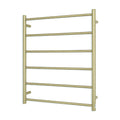 Radiant Non-Heated Round Towel Ladder 700x830mm, Light Gold image