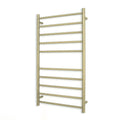 Radiant Heated Round Towel Ladder 600x1100mm, Light Gold image