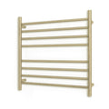 Radiant Heated Round Towel Ladder 750x750mm, Light Gold image