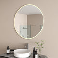 Radiant AURA Brushed Nickel - OLËK - 1000mm LED Mirror image