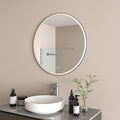 Radiant AURA Gun Metal - OLËK - 800mm LED Mirror image
