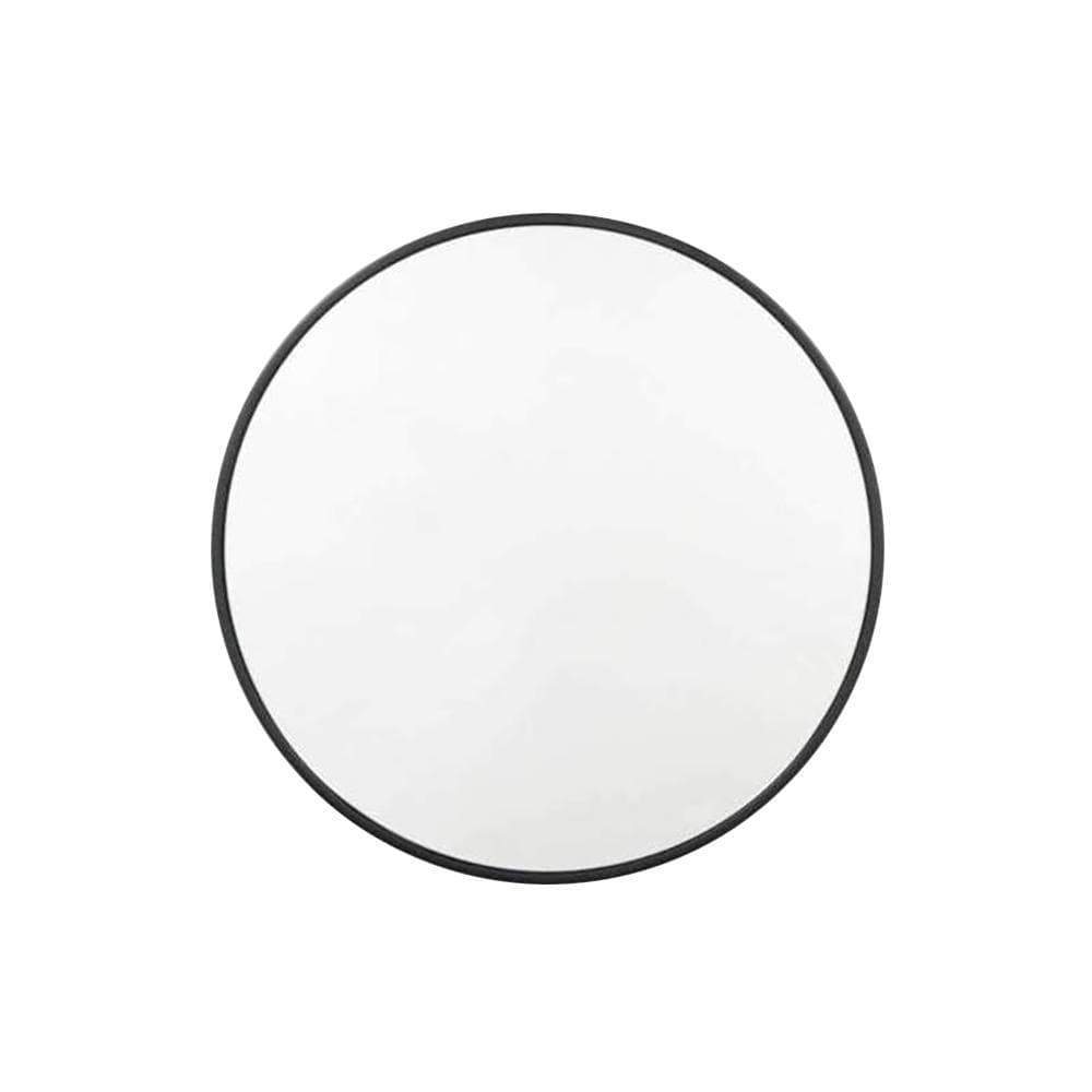 Mirrors Bella Round Wall Mirror Black Gloss