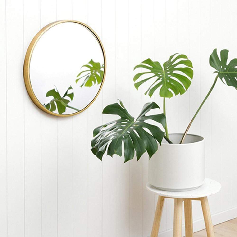 Mirrors Bella Round Wall Mirror Brass 100CM
