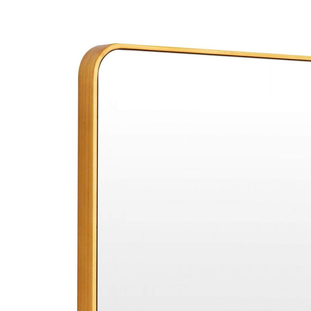 Mirrors Brass Flynn Curve Leaner Mirror