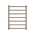 Radiant Heated Round Towel Ladder 600x800mm, Sunset Bronze image