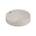 Seima Obello 371 Ceramic Semi Inset Basin - Saltstone Silk Matte