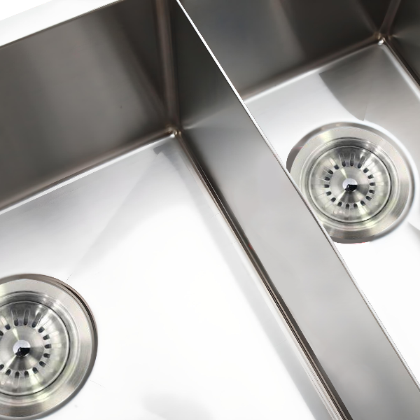 Euro Select Hanover Slim Bridge Bowl & 3/4 Under Counter / Top Mount Sink