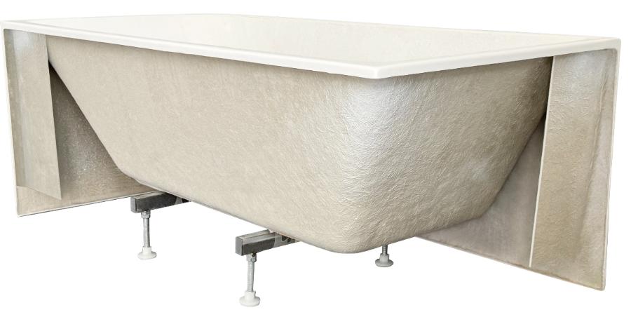 Symmetry 1700 LH Multi Fit Corner BTW Freestanding Bath White