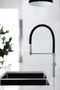 Phoenix Blix Flexible Hose Sink Mixer - Brushed Nickel