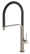 Phoenix Vido Flexible Hose Sink Mixer - Brushed Nickel