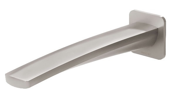 Phoenix Mekko Wall Bath Outlet 200mm - Brushed Nickel
