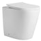 Fairfield Rimless Wall Faced Pan and Seat - White