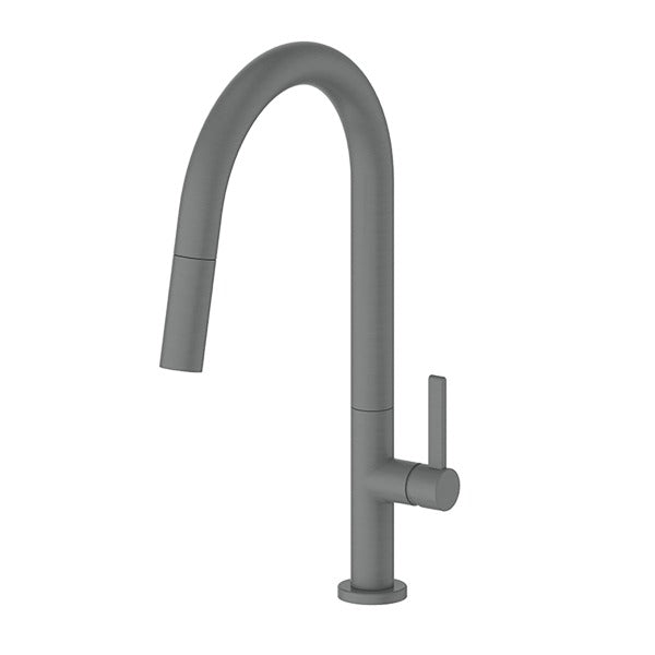Greens Luxe Pull Down Sink Mixer - Gunmetal Grey
