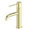 Greens Textura Basin Mixer - Brushed Brass