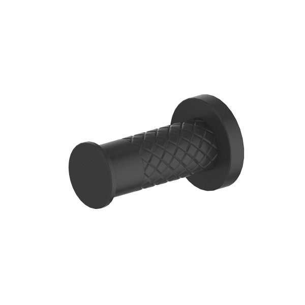 183097 Textura Robe Hook Matte Black