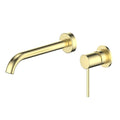 Greens Gisele Wall Basin Mixer - Brushed Brass