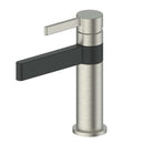 Greens Glint Basin Mixer - Swivel, Brushed Nickel / Matte Black