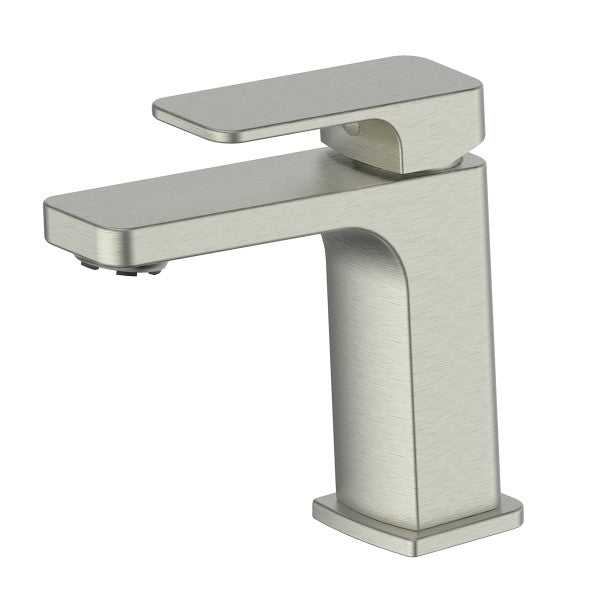 Greens Swept Basin Mixer - Brushed Nickel