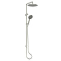Greens Rocco Combination Twin Rail Shower - Brushed Nickel