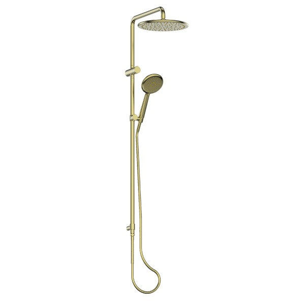 Greens Astro II Combination Twin Shower - Brushed Brass