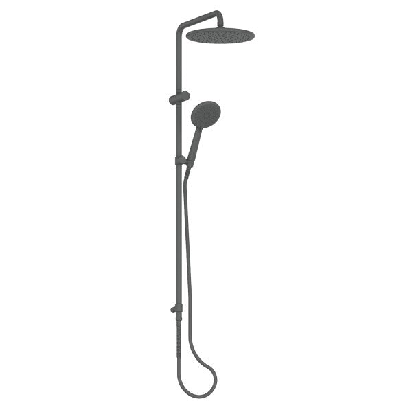 Greens Rocco Combination Twin Shower - Gunmetal Grey