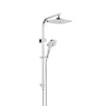 Greens Corban Combination Twin Rail Shower - Chrome