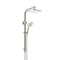 Greens Corban Combination Twin Rail Shower - Brushed Nickel