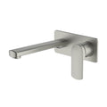 Greens Corban Wall Basin Mixer - Brushed Nickel