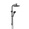 Greens Corban Combination Twin Rail Shower - Matte Black