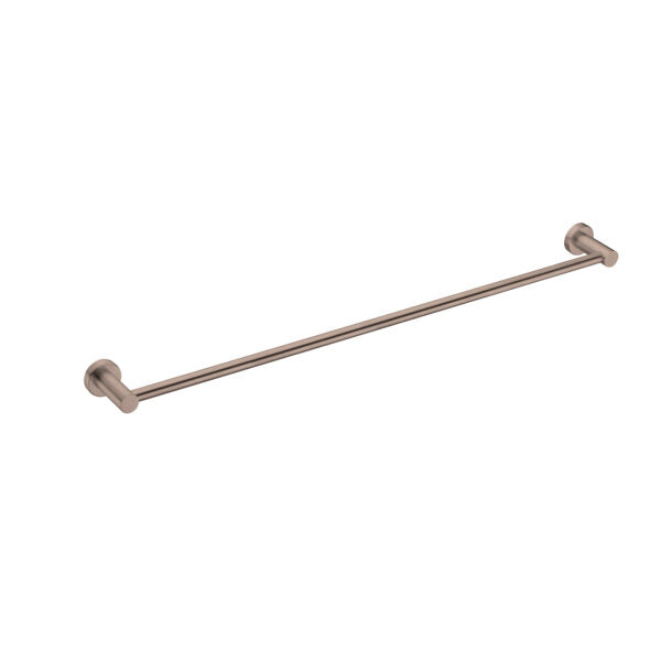 Nero Mecca Single Towel Rail 800mm Brushed Bronze / NR1930BZ