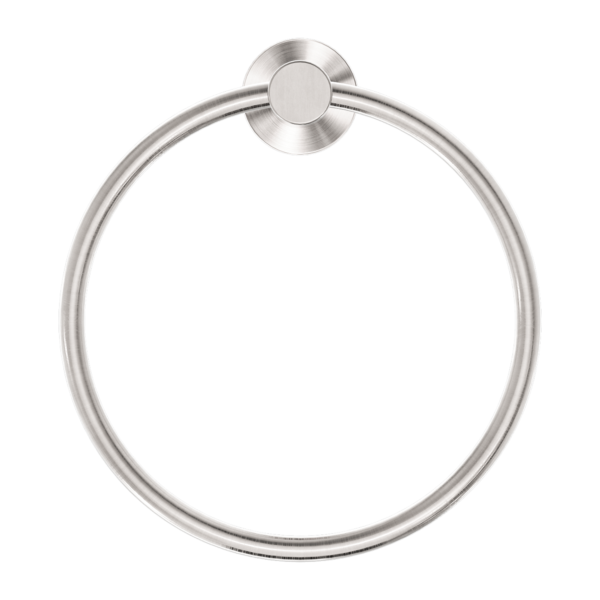 Nero New Dolce Towel Ring - Brushed Nickel / NR2080BN