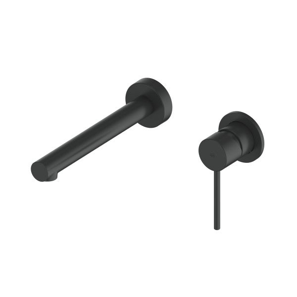 Greens Maci Wall Basin Mixer Set - Matte Black
