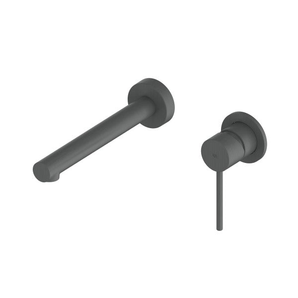 Greens Maci Wall Basin Mixer Set - Gunmetal