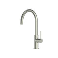 Greens Maci Gooseneck Sink Mixer - Brushed Nickel