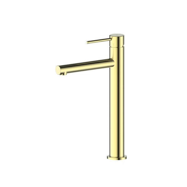 Greens Maci Tower Basin Mixer - Brushed Brass