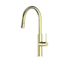 Greens Mika Pull Down Sink Mixer - Brushed Brass