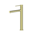 Greens Mika Tower Basin Mixer - Brushed Brass