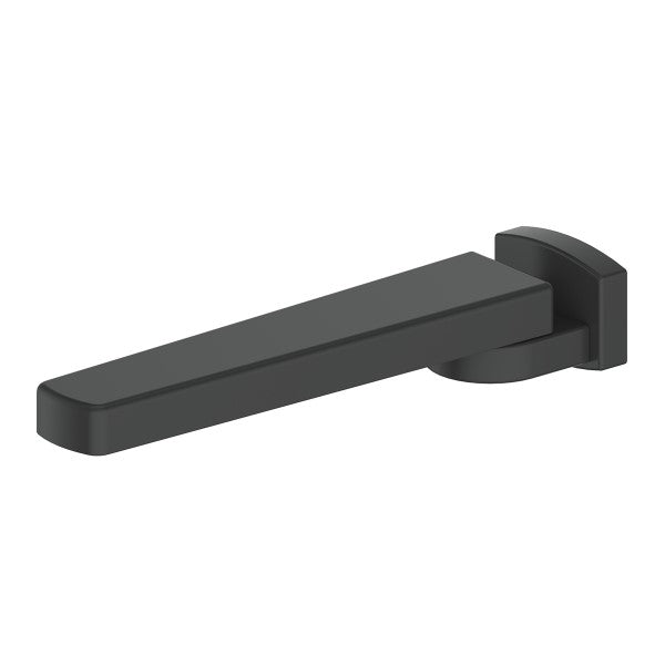 Greens Swept Swivel Spout - Matte Black
