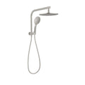 Dolce Twin Short Combination Shower, 250mm Overhead & Handset, Brushed Nickel