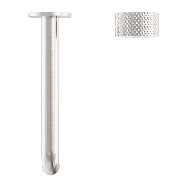Nero Opal Progressive Wall Basin Mixer Set, 185mm Spout - Brushed Nickel / NR252007a185BN