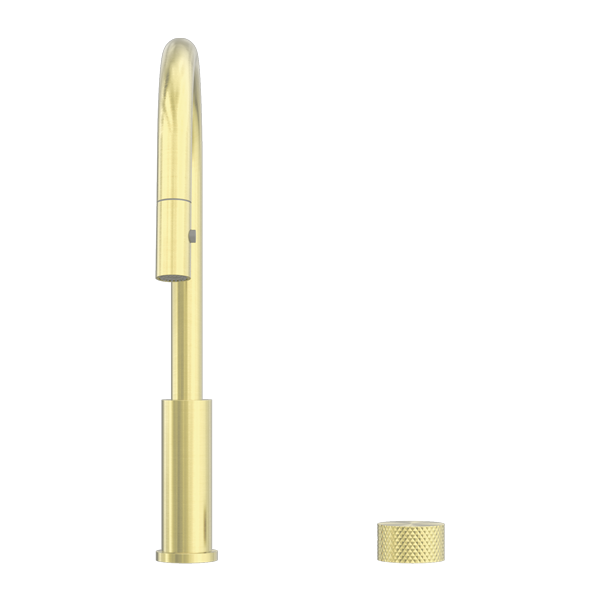 Nero Opal Progressive Pullout Kitchen Mixer Set - Brushed Gold / NR252008BG