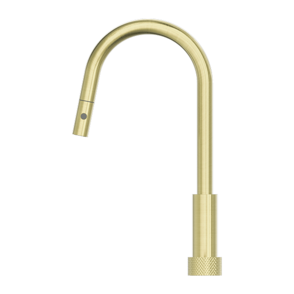 Nero Opal Progressive Pullout Kitchen Mixer Set - Brushed Gold / NR252008BG
